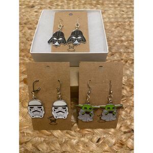 Star Wars Inspired Earrings (Set of 3)